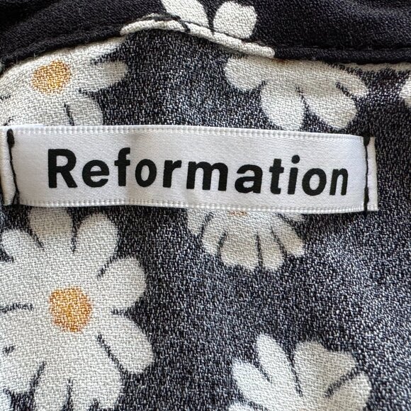 Reformation Daisy Chain Floral Midi Bea Skirt, 0P - Picture 4 of 6